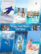 6 Pack Multicolor Universal Waterproof Phone Pouch, Phone Waterproof Case Dry - Image 2