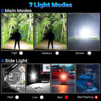 Rechargeable Flashlights 90, 000 High Lumens - Image 5
