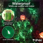 suddus Green Christmas Lights Battery Operatd, 66ft 200LED St Patricks Day - Image 3