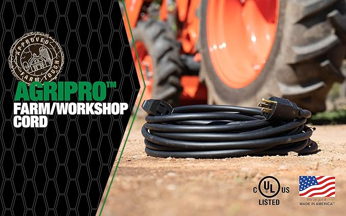 Southwire AGRIPRO 12/3 Heavy Duty Extension Cord, Farm/Workshop Cord - Image 2