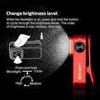 OLIGHT Oclip Pro EDC Flashlight Clip-on Light, Rechargeable 500 Lumens - Image 3