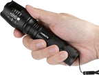 JARDLITE 8 Pack LED Emergency Handheld Flashlight, Adjustable Focus, Water - Image 3