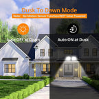 UME 2-Pack 19W Dusk to Dawn LED Security Light Outdoor, 2 Adjustable Head - Image 2