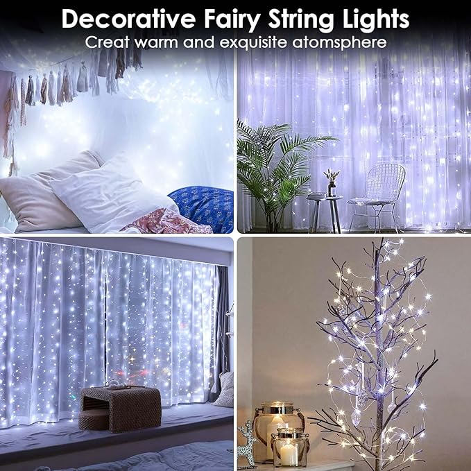 8-Pack Fairy Lights Battery Operated - Image 5