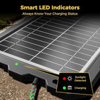 SUNAPEX 12V Solar Battery Charge: 10W Waterproof Portable Solar Panel Kit - Image 5