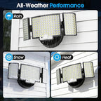 Motion Sensor Outdoor Light Hardwired, 45W 7500LM Security Flood Lights Motion - Image 6