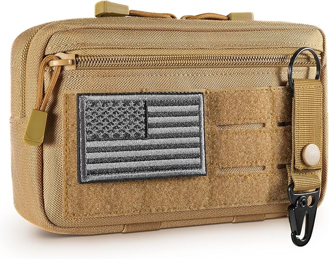 FRTKK Tactical Molle Admin Pouch Utility Laser Cut EDC Tool Pouch Bag by FRTKK
