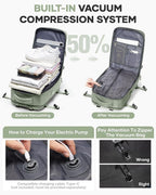 coofay Vacuum Backpack Travel - Image 2