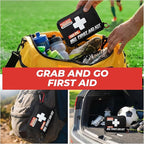 M2 BASICS Compact First Aid Kit, 150 Pieces, Portable Emergency Kit - Image 7