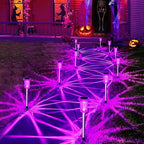Christmas Solar Lights Outdoor 10 Pack Solar Pathway Lights Outdoor Halloween - Image 8