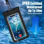 4 Pack Waterproof Phone Pouch IPX8 Universal Waterproof Case Dry Bag Phone - Image 4