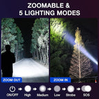 RECHOO 8 Pack LED Flashlight, Bright Powerful Flash Light - Image 2