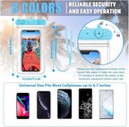 Weewooday 120 Pieces Waterproof Phone Pouch Bulk Universal Multicolor Cellphone - Image 2