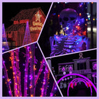 Connectable Purple and Orange Halloween Lights, Twinkle Light - Image 6