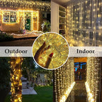 115FT 300LED Warm White Christmas String Fairy Lights Indoor/Outdoor, Waterproof - Image 3