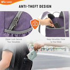 SKYSPER Anti Theft Hiking Backpack, 18L RFID Packable Travel Daypack, - Image 3