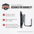 Snap-Loc E-Track Multi-Purpose J-Hook 2 Inch Hanger 2-Pack, Logistic Tie-Down - Image 3