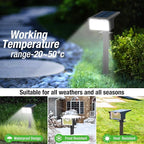nipify Solar Spot Lights Outdoor, 3 Pack/62 LED Solar Motion Sensor Lights - Image 7