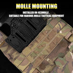 Zhongren Tactical Plate Carrier Vest Attachments Universal Phone Chest Mount - Image 5