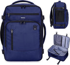 ECOHUB 17" Small Travel Backpack, United Airlines Personal Item Bag 17x10x9 by ECOHUB
