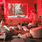 JMEXSUSS Red Valentines Day Decor Lights Clear Wire, 66ft 200 LED Red Christmas - Image 5