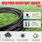 EP 75FT Black Outdoor Extension Cord, 16/3 SJTW Heavy Duty Waterproof, 3 Prong - Image 3