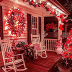 KAQ Connectable 240LED Red String Lights Outdoor/Indoor, Extendable Plug in - Image 2