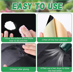 Adnee 2 Pcs Pond Liner Repair Patch-10 x 10 Inches Self-Adhesive EPDM Liner - Image 5