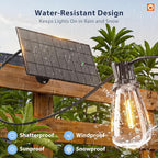 addlon 198FT Solar String Lights Outdoor - Image 7