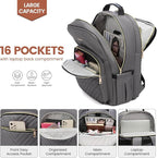 LOVEVOOK Laptop Backpack for Women 18.4 inch, Cute Womens Travel Backpack Purse - Image 2