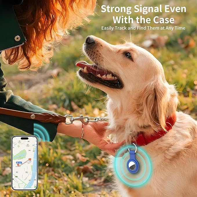 Compatible with AirTag Holder Case 4 Pack, - Image 6
