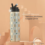 JoyJolt Disney Retro Vintage Stainless Steel Water Bottle ft Mickey & Minnie - Image 2
