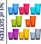 US Acrylic Optix Plastic Reusable Drinking Glasses 14oz Rocks & 20oz Water Cups - Image 8