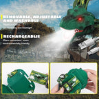 Dysaim Kids Headlamp, Rechargeable T-Rex Dinosaur Headlamp - Image 7