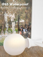 SUNSGNE White String Lights Outdoor, 50FT White Outdoor Lights - Image 5