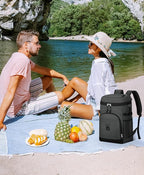 Cooler Backpack, 22L Waterproof Soft Backpack Coolers Leak Proof Beach Backpack - Image 7