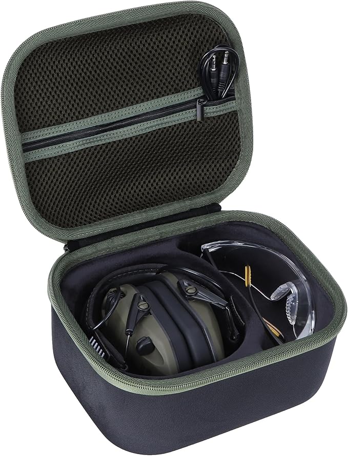 Storage Case Compatible with Walker's Razor Slim Shooting Hearing Protection by Peyyargo