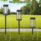 BesLowe Upgraded Solar Pathway Lights Outdoor, Super Bright Outside Lights - Image 6