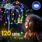 GIGALUMI Garden Decor Outdoor Lights 120LED 8Pack, Solar Garden Lights Outside - Image 3