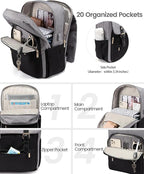 LOVEVOOK Travel Laptop Backpack Purse - Image 3