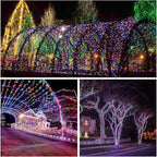 Extra-Long Solar String Lights for Outside, 4 Pack 400LED Solar Fairy Lights - Image 7