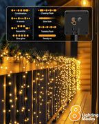 Brightown Solar String Light for Outside, 50Ft 120 LED Solar Lights Outdoor - Image 3