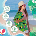 Peryiter 24 Pack Microfiber Oversize Turkish Beach Towel Set 12 Large Absorbent - Image 3