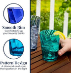 US Acrylic Optix Plastic Reusable Drinking Glasses 14oz Rocks & 20oz Water Cups - Image 4