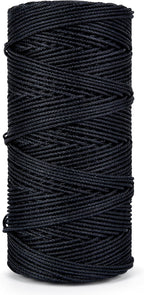 HONGDA Braided Black Nylon String, #18 Tarred Bank Line Twine, 487 Feet Black - Image 4