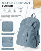 SEAFEW Small Blue Backpack for School Women Girls, Waterproof Bookbag Cute High - Image 7