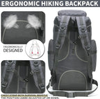 Hiking Backpack for Men 70L/100L Camping Backpack Military Rucksack Molle 3 - Image 5
