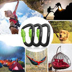 B-Mardi Carabiner Clips Heavy Duty 12kN-Lightweight Locking Carabiners - Image 4