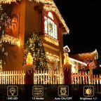 480LED 176FT Connectable String Lights Indoor Outdoor Clear Wire | Warm White - Image 4