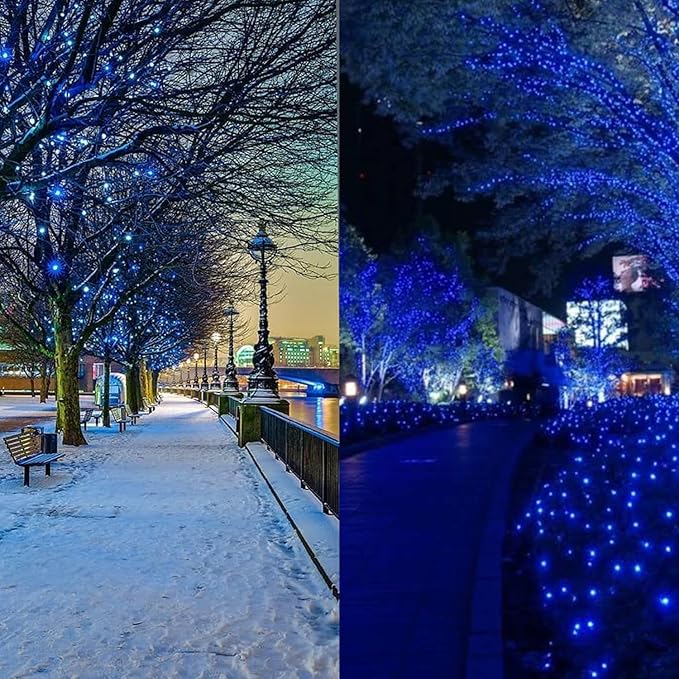 Upgrade Solar String Lights for Outside 2 Pack Total 180FT 500LED String Lights - Image 4